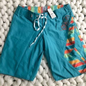 Volcom women’s board shorts teal size 3